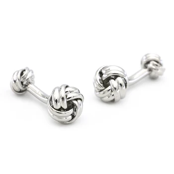 IGame Knot Stud Set Double Side Knot Design качествен месинг материал смокинг тик-так копчета за ръкавели набор от Безплатна доставка