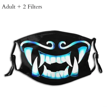 Те са демони устата устата маска за лице Лигата на Легендите LOL MOBA игра защита за многократна употреба пера маски с филтри за покриване на устата