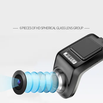 Мини USB HD 1080P шофиране записващо устройство, авто dvr камера ADAS Auto Digital Video Recorder Camera Dash Cam за Android мултимедиен плеър