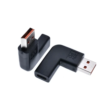 PD USB кабел Type C To USB Square Конвертор Dc Plug захранващ адаптер кабел кабел за Lenovo Yoga 700 900 Yoga 3 4 Pro
