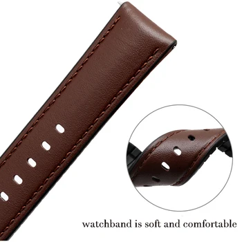 22 мм, кожени каишки за часовник Honor Magic Watch 2 /dream Women Men Watch Band For Samsung Galaxy 46 мм каишка тока от неръждаема стомана