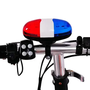 Велосипедни звънци полицията LED Light Bike електронна Сирена аксесоари за мотори скутер велосипеден звънец високо качество