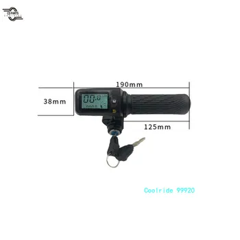 36v48v60v Universal Display Power Grip for Electric Скутер Car with Steering Handle Instead of Driving LCD Speed Regulator