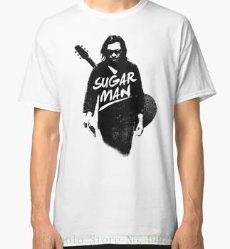 Sixto Rodriguez Sugar Man New T Shirt мъжки бяла лимитированная серия размер S до 2Xl печатна тениска забавен модна марка