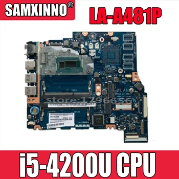 за Toshiba Satellite E45T E45T-A4200 Series K000148420 LA-A481P w i5-4200U CPU дънна платка на лаптоп дънна платка дънната платка тестван