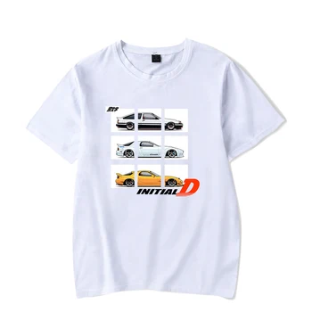 Филмът първоначален D тениска на Мъже, Жени Harajuku тениска на автомобилистите тениска Mazda FC3S TOYOTA AE86 Nissan GT-R спортен автомобил тениска