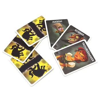 One Night Werewolf the Ultimate игра бонус ролята на игра на карти Забавни карти за игра за семейни партита игри развлечения
