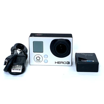 95%чисто нов оригинален за приключенски камера GoPro HERO3 black Edition Adventure Camera+батерия+ кабел за трансфер на данни