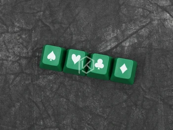 Taihao DoubleShot keycaps poker OEM механични клавиатури keycaps profile OEM pulse green white carbon red blue