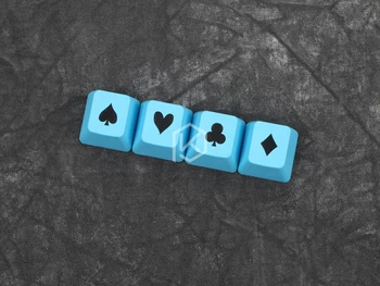 Taihao DoubleShot keycaps poker OEM механични клавиатури keycaps profile OEM pulse green white carbon red blue