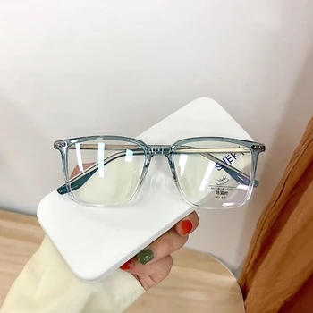 TR90 Vintage Square Нит Anti-blue Light Cler Glasses Frame For Women Men Black Orange Късогледство Eyeglasses Female Computer Shades