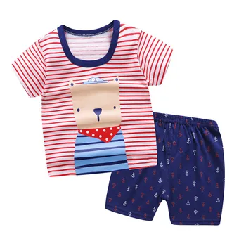 Новороденото момче, момиче, комплект дрехи Mama ' s boy 2020 лятна памучен риза+панталон със стрелки, 2 парчета от детската Тоддл облекло облекло 0-4