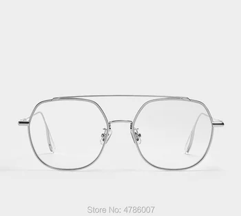 2019 нежна Буги квадрат дами метални модни слънчеви очила рецепта тенденция бонбони цвят оптични очила рамка жаба огледало