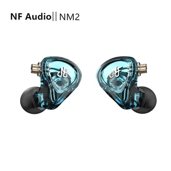 NF Audio NM2 Dual Cavity Dynamic In-ear Monitor слушалките с адаптер(6.35 - 3.5) 2 Pin 0.78 mm сменяем кабел IEM vs bluedio