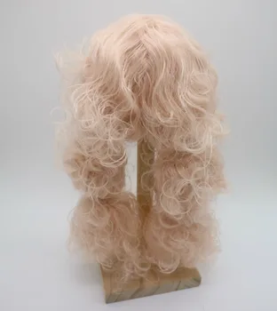 Blyth кукла скалпа blyth кукли с перуки (RBL) розова коса е къдрава 0621