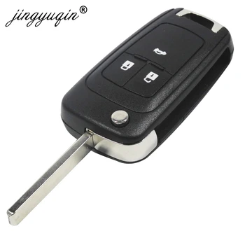 Jingyuqin 2/3/4/5 бутон на автомобила дистанционно ключ САМ за OPEL / VAUXHALL Astra J Corsa E Insignia Zafira C 2009-2016 315/433 Mhz PCF7937E