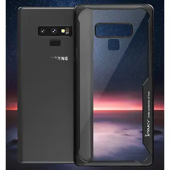 Samsung Samsung Galaxy Note 9 Case Мек силиконов TPU+PC прозрачен задната част на кутията armor устойчив на удари калъф за Samsung Galaxy Note 9