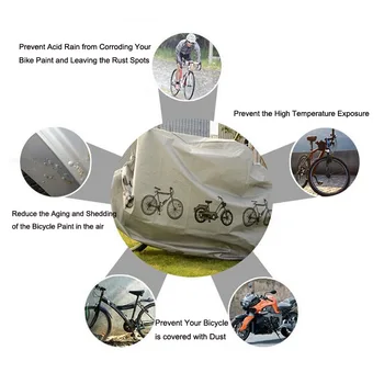 Водоустойчив открит прахоустойчив под наем защитен калъф МТВ велосипед колоездене протектор от Слънцето аксесоари за велосипеди