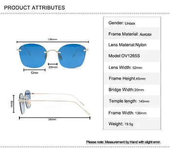 SPEIKO Титан без рамки слънчеви очила за мъже и жени може да бъде късогледство четене слънчеви очила с UV 400 лещи 1265S