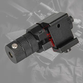 50-100 м обхват 635-655 Нм червена точка и лазерен прицел пистолет регулируема 11 мм 20 мм Picatinny рейк ловен аксесоар