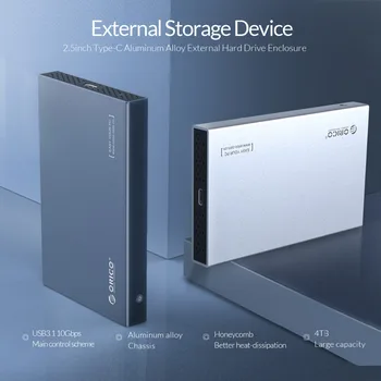 ORICO HDD Case 2.5 инчов SATA to USB 3.1 Type C Gen 2 Case for Samsung Seagate SSD 4TB Hard Disk Drive Box външния корпус на твърдия диск