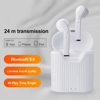 H19T 5.0 Bluetooth слушалки бас стерео безжични слушалки True TWS безжични слушалки слушалки за iOS и Android слушалка слушалка