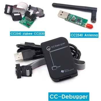 CC2531 Zigbee Emulator CC-Debugger USB Programmer CC2540 CC2531 Sniffer с антена Bluetooth модул конектор на зареждащия кабел