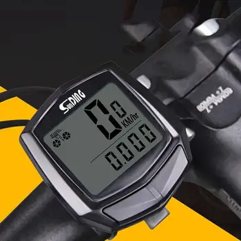 Под наем код таблицата автоматично 1,8-инчов LCD екран, водоустойчив компютър за измерване на скоростта на кабелната открит Колоездене на велосипед GPS аксесоари
