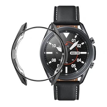 За Samsung Galaxy Watch 3 45 мм Ултра Тънък Протектор Case Watch3 41 mm Soft Hollow Out Smart Watch Cover защитна броня калъф