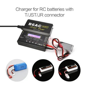 B6AC 80W 6A Lipo NiMh, Li-ion Ni-Cd AC/DC RC Balance Charger 10W разрядник за RC Helicopter Drone Airplane Battery