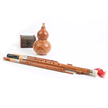 C Key Cucurbit Flute Hulusi Brown китайски традиционни музикални инструменти с китайски елементи от висок клас духов инструмент