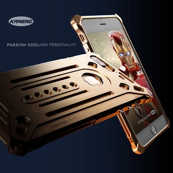 KANENG луксозен тежък метален алуминиева сплав, устойчив на удари цветна мобилен телефон чанта за Apple iPhone 7 7Plus 8 8Plus калъф
