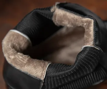 Ботильоны Женски 2020 ново записване изкуствена кожа квадратен чорап черни ботуши на нисък ток дамски есенно-зимни обувки плюс размер 34-43