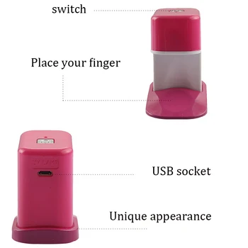 3W Mini Nail Dryer преносим един пръст маникюр LED UV лампа за UV гел нокти за втвърдяване сладък маникюр инструменти