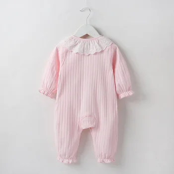 Облекло за бебета и плъзгачи памук тънки детски пижами за малки момичета летни дрехи от 0 до 3 месеца облекло облекло 6 roupa bebe