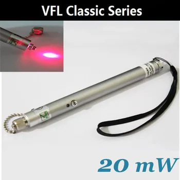 Класическа серия достатъчна мощност 20 Mw VFL визуален локатор на неизправности Червен лазерен лъч дръжка оптичен кабел тестер от 20 км обхват, VFL20A