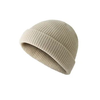 Мъжки есен и зима пъпеш шапки прилив на дамски плетени калъф за шапки хип - хоп е студено шапка елегантен собствениците на капачката на Baotou шапка