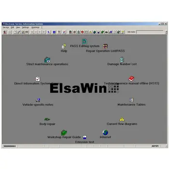 2020 Hot Auto Ремонт Software ElsaWin 6.0 работа за V-W 5.3 за Audi Auto Ремонт Software Elsa Win 6.0 in downland Безплатна доставка