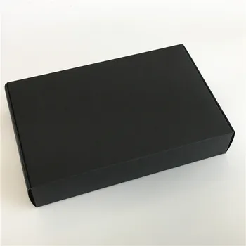 Черна хартиена подарък кутия тайнствен пакет бонбони, сувенири дисплей опаковъчна кутия калъф за съхранение на бижута картонени кутии