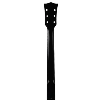 22 лада клен Палисандър лешояд китара врата с бяла точка за свързване на китара врата за Lp подмяна на електрически китари черен
