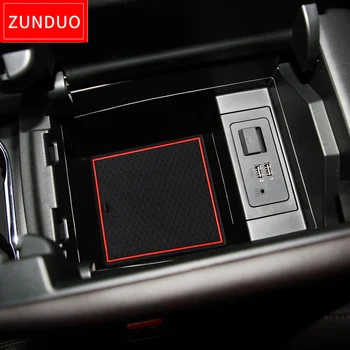 ZUNDUO врата слот стелки за Mazda CX-8 CX-9 2016-2019 нескользящие интериорни врати Pad CX8 чаши, подложки червен/бял/черен 18 бр.