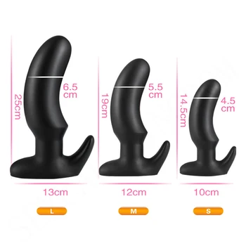 Мек силиконов анален плъгин голяма дълга плячка мастурбатор ануса масажор G-spot клитор стимулатор еротични секс-играчки за възрастни, за жени и мъже