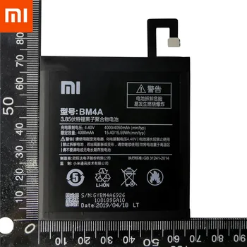 Въведете Mi Phone original Battery 4000mAh BM4A телефонни батерии за Xiaomi Hongmi Redmi Pro батерия+средства+стикери