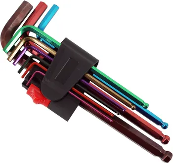 Набор от шестоъгълни ключове 1,5-10 9шт цвят динамометричен ключ инструменти за автоматично механично динамично ръчни инструменти