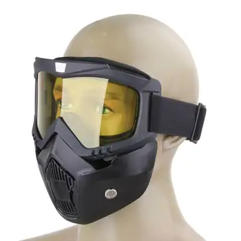 1бр UV лен гъвкави очила очила маска за лице мотоциклет езда, ATV Dirt Bike сигурност мотокрос очила маска
