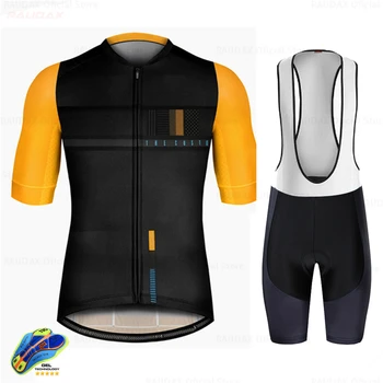 Мъжки Колоездене Джърси набор от 2020 Pro Team колоездене Колоездене облекло Ropa Ciclismo Мтб планинско колоездене лятото дишащи лигавник шорти набор от