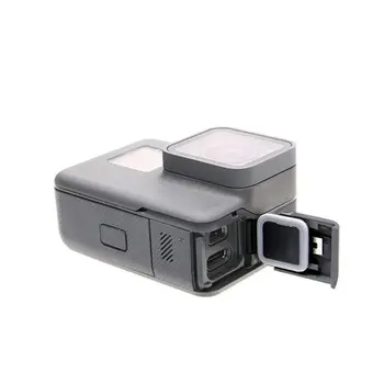 Страничен капак врати USB-C Mini HDMI-съвместим порт страничен протектор за подмяна на GoPro HERO5/6/7 Черно UV-филтър ремонт на обектив
