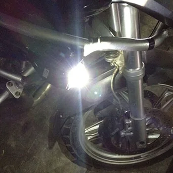 2 елемента мотоциклет U5 led светлини само един модел на дългите светлини motortbike uxilary work lamp12V 125W мотор DRL главоболие, фарове за мъгла
