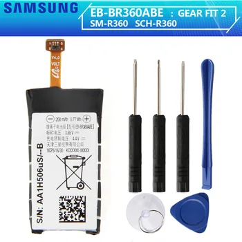 SAMSUNG Samsung Original Battery EB-BR360ABE For Samsung Gear Fit2 Fit 2 R360 SM-R360 SCH-R360 200mAh Replacement Battery