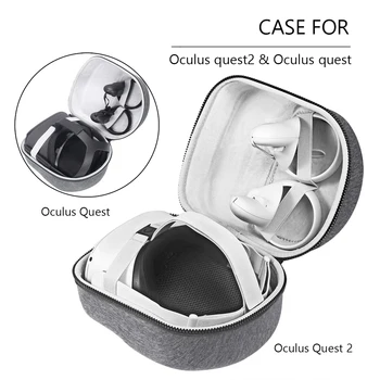 Hard EVA Travel Carrying Case Protect Bag Storage Pouch Box Cover for Oculus Quest 2/Oculus Quest Virtual Reality VR Accessories